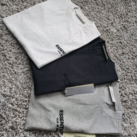 Essentials Fear of God Tee  - Black Shirts - Picture 8 of 8